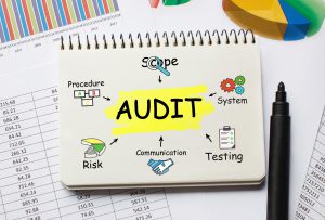 Notebook with Toolls and Notes about Audit