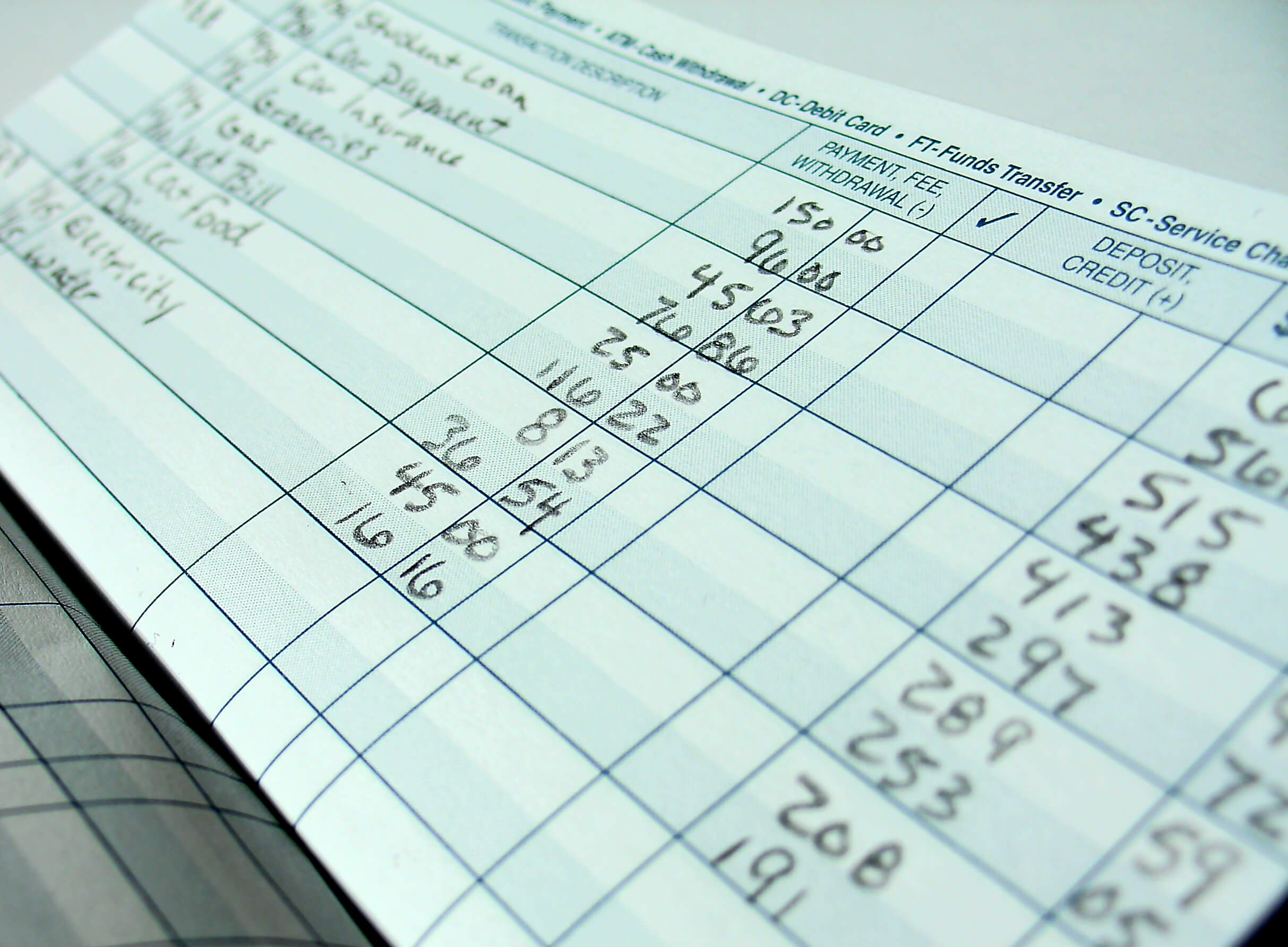 Balancing a Checkbook Complete Controller