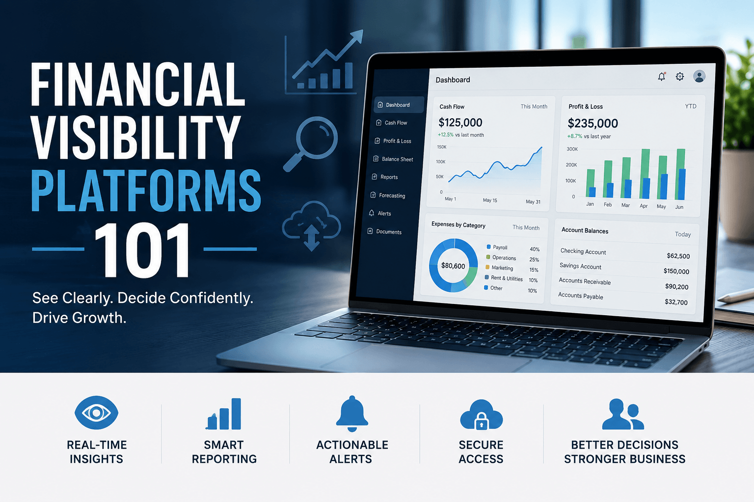 Financial dashboard for smart businesses - Complete Controller