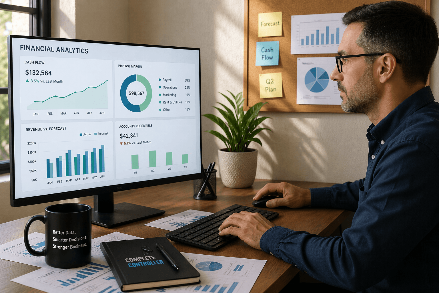 Financial Data Analytics Services - Complete Controller