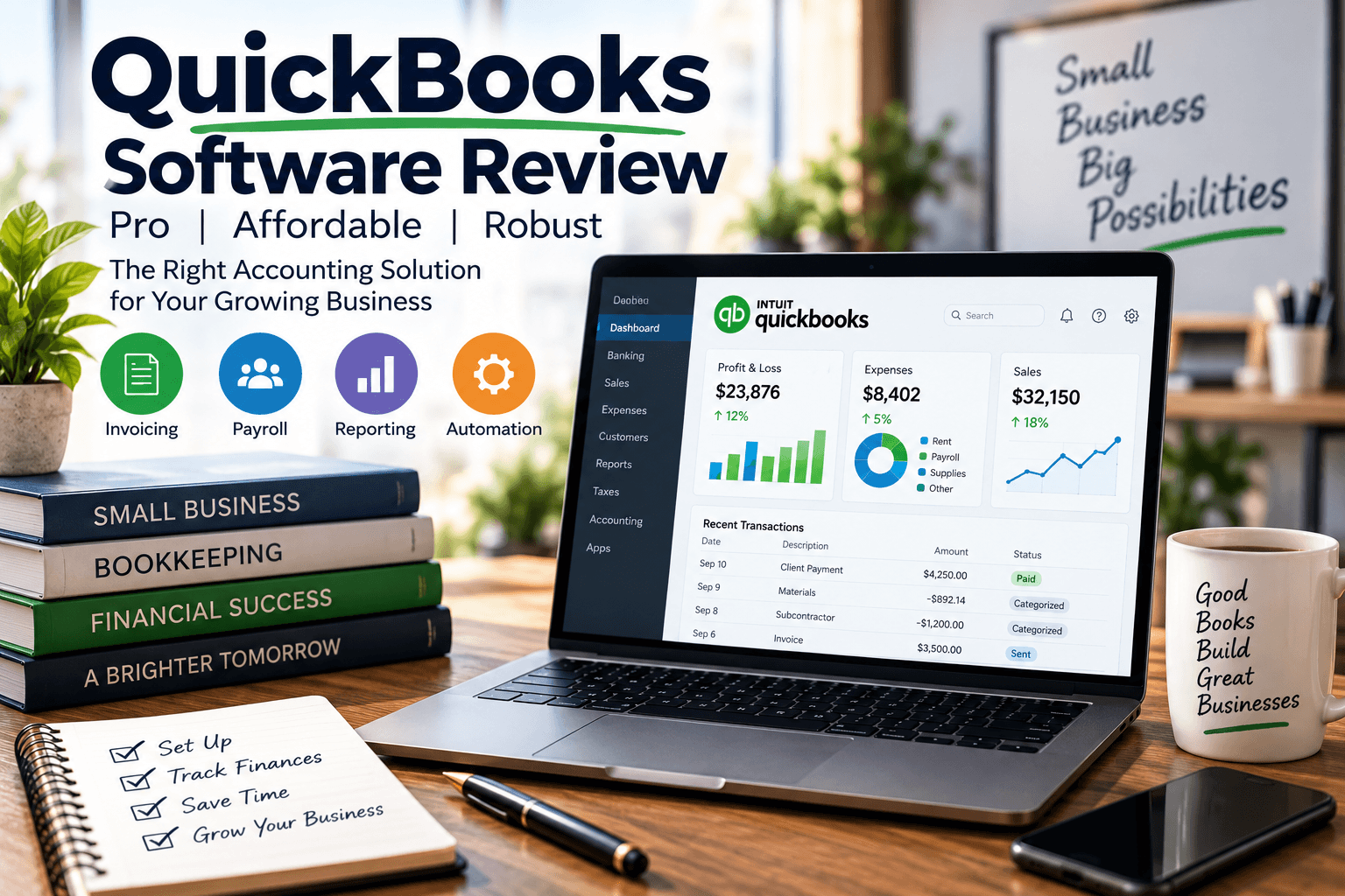 QuickBooks Software Review for Growing Businesses - Complete Controller